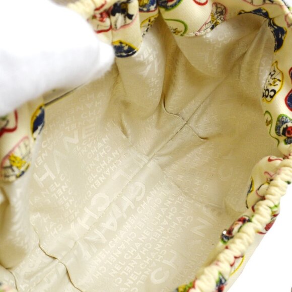 Chanel White Canvas Valentine Chain Handbag 112430 - Picture 8 of 8